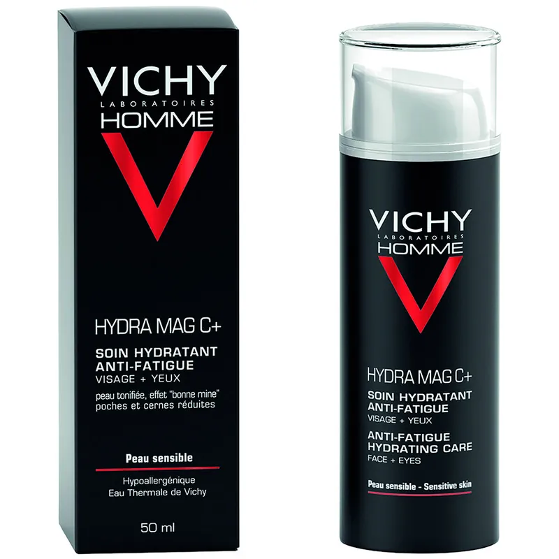 Affare Homme Hydra Mag C + Trattamento Idratante Anti -Fatica Viso + Occhi - 50ml