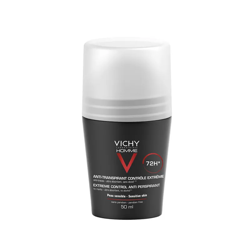 Homme Deodorante Antitraspirante controllo estremo 72H Roll On - 50ml Offerta Limitata