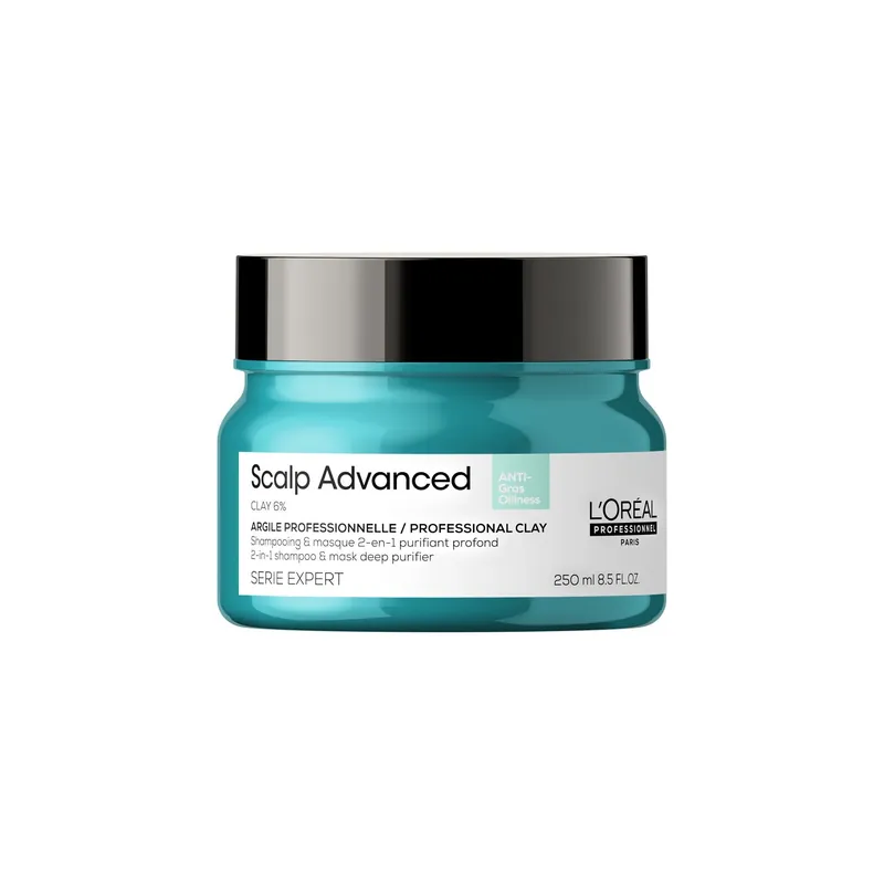 Scalp Advanced 2-in-1 Deep Purifier Clay Anti-Oiliness - 250ml Nuovo Arrivo