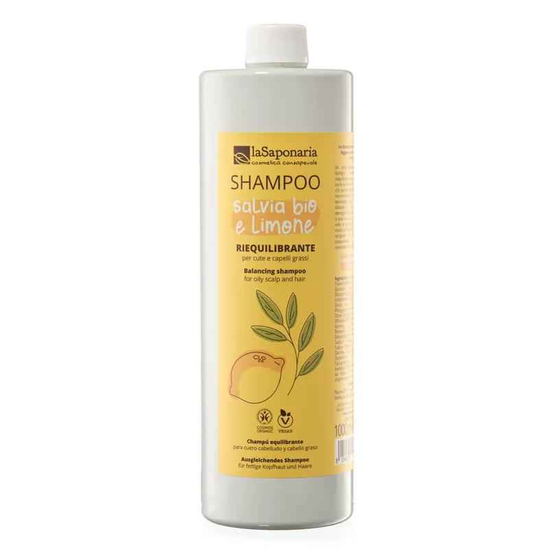 Spedito Oggi Shampoo liquido Salvia e Limone - 1lt