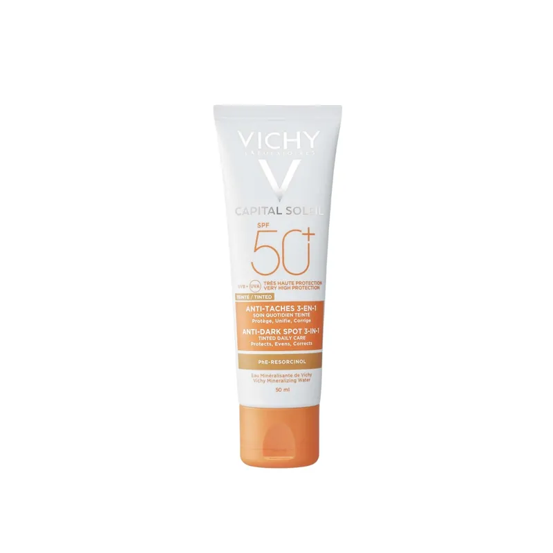 Capital Soleil Crema Viso 3in1 Anti-Macchie SPF 50+ - 50ml Pagamento Sicuro