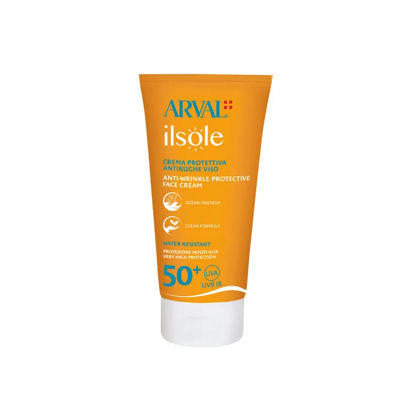 Crema protettiva antirughe viso SPF50+ - 50ml Lusso