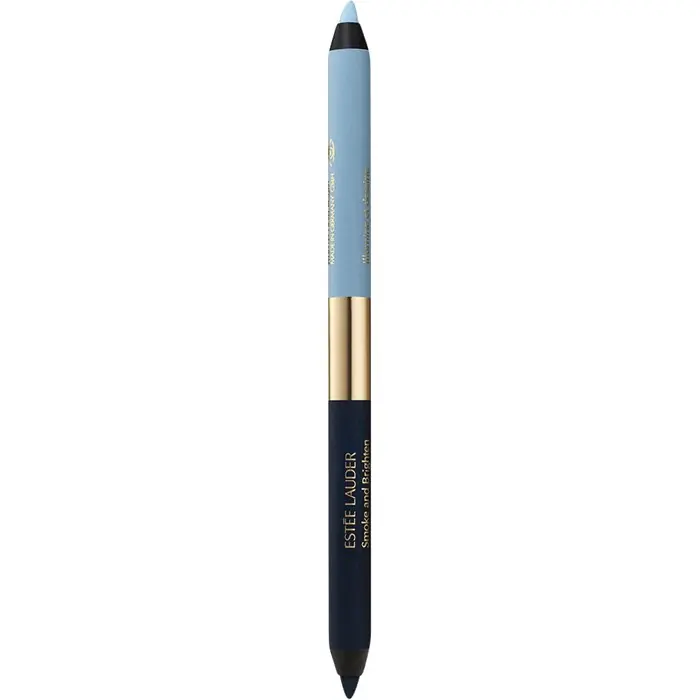 Ultimissimo Modello Estée Lauder Smoke And Brighten Kajal Eyeliner Duo N. 01 Marine/sky Blue