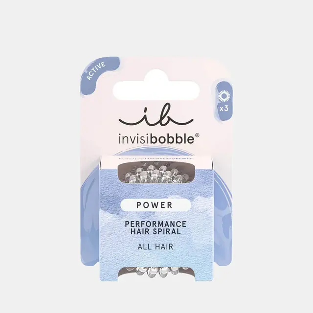 Reso Gratuito Invisibobble Power Crystal Clear 3 Pezzi