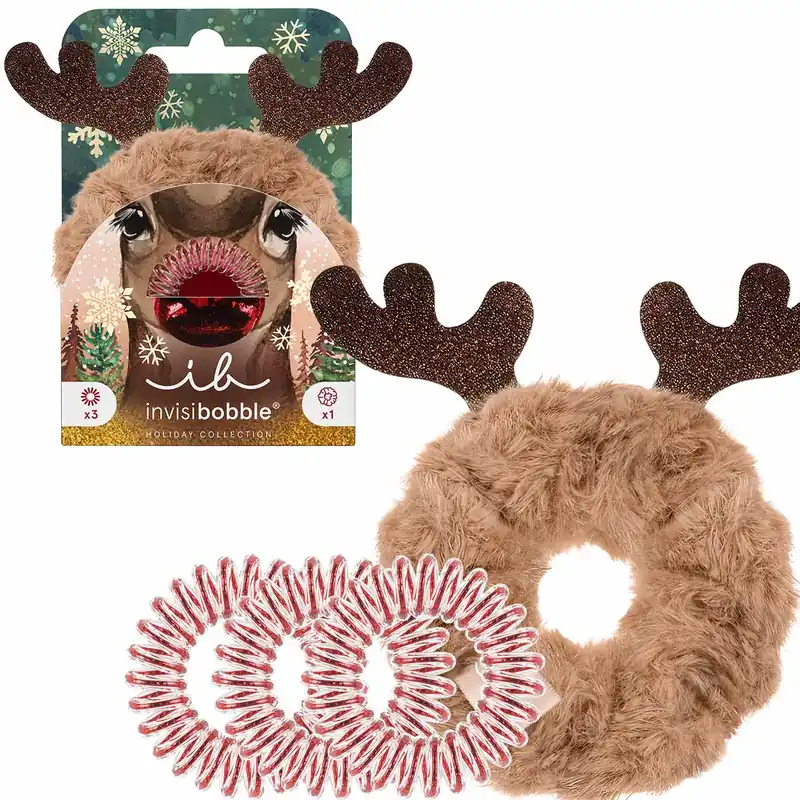 Autentico Invisibobble Red Nose Reindeer