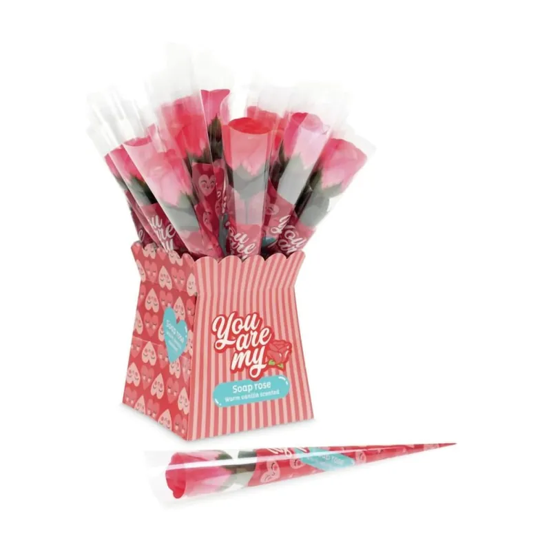 Rosa Soap Rose Warm Vanilla Scented Promozione Esclusiva