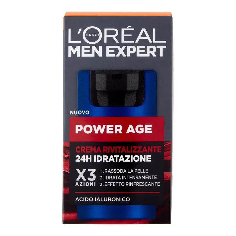 A Buon Prezzo Men Expert Power Age, Crema Rivitalizzante 24h Idratazione Con Acido Ialuronico