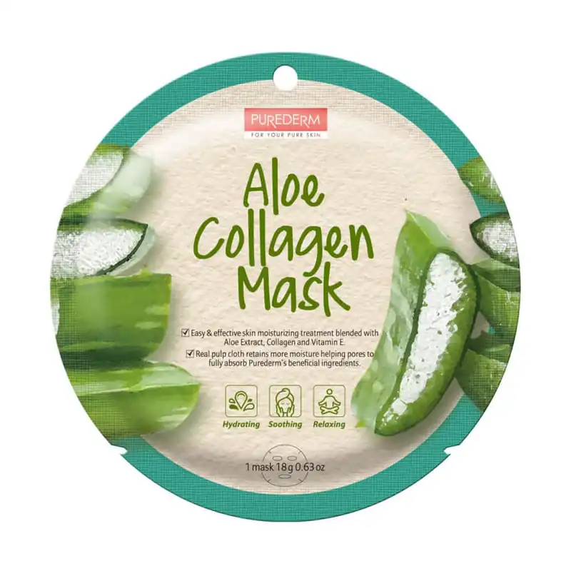 Soddisfatti O Rimborsati Aloe Collagen Mask - Maschera In Tessuto Aloe