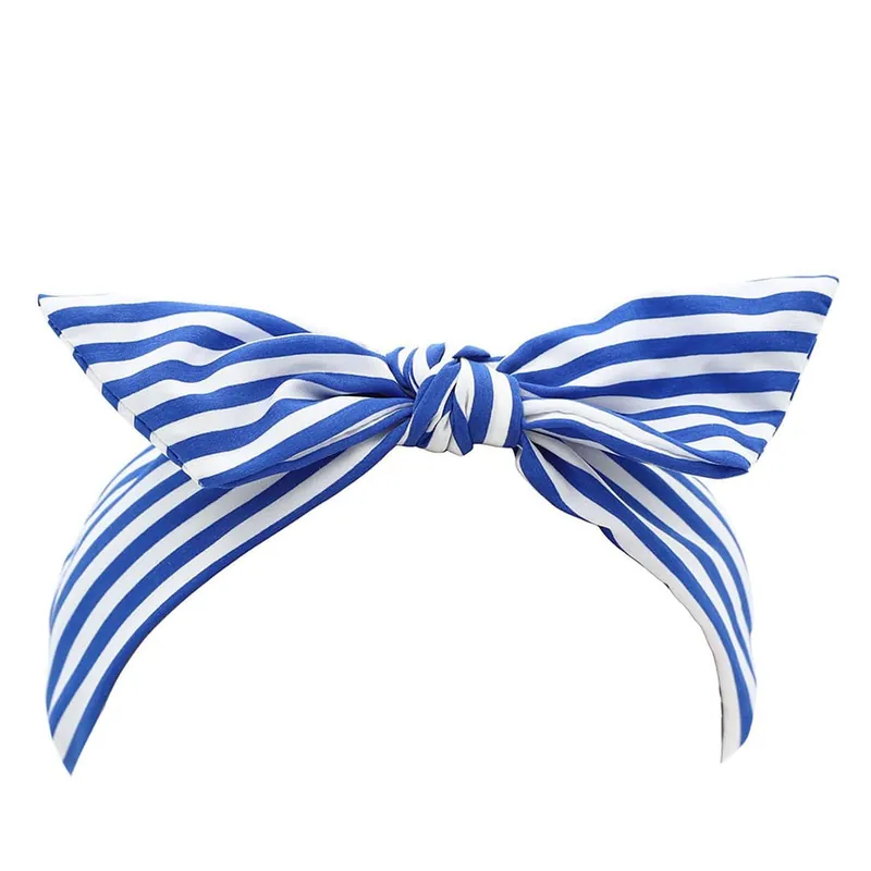 Acquista Ora Cerchietto Righe Blu