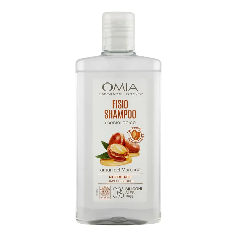 Certificato Fisio Shampoo Ecobiologico Argan Del Marocco