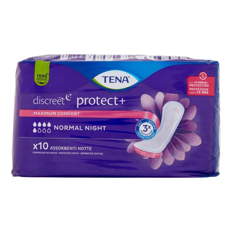 Discreet Protect+ Normal Night Assorbenti Notte 10 Pz Promozione