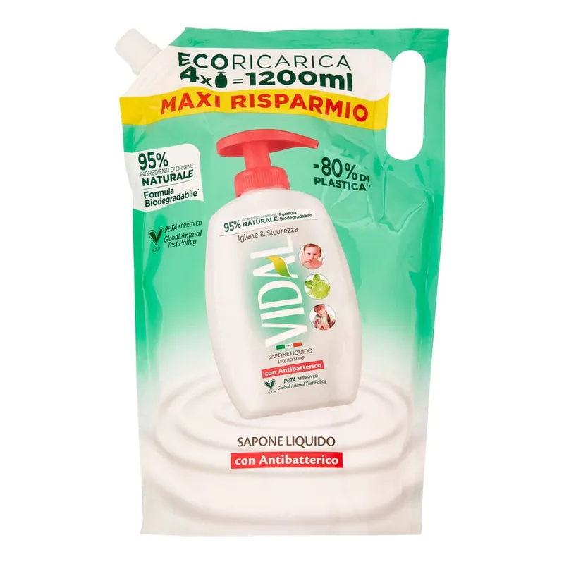 Igiene & Sicurezza Sapone Liquido Con Antibatterico Ecoricarica Miglior Prezzo