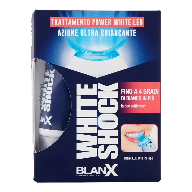 White Shock Trattamento Sbiancante 30 Ml + Mascherina Led Moderno
