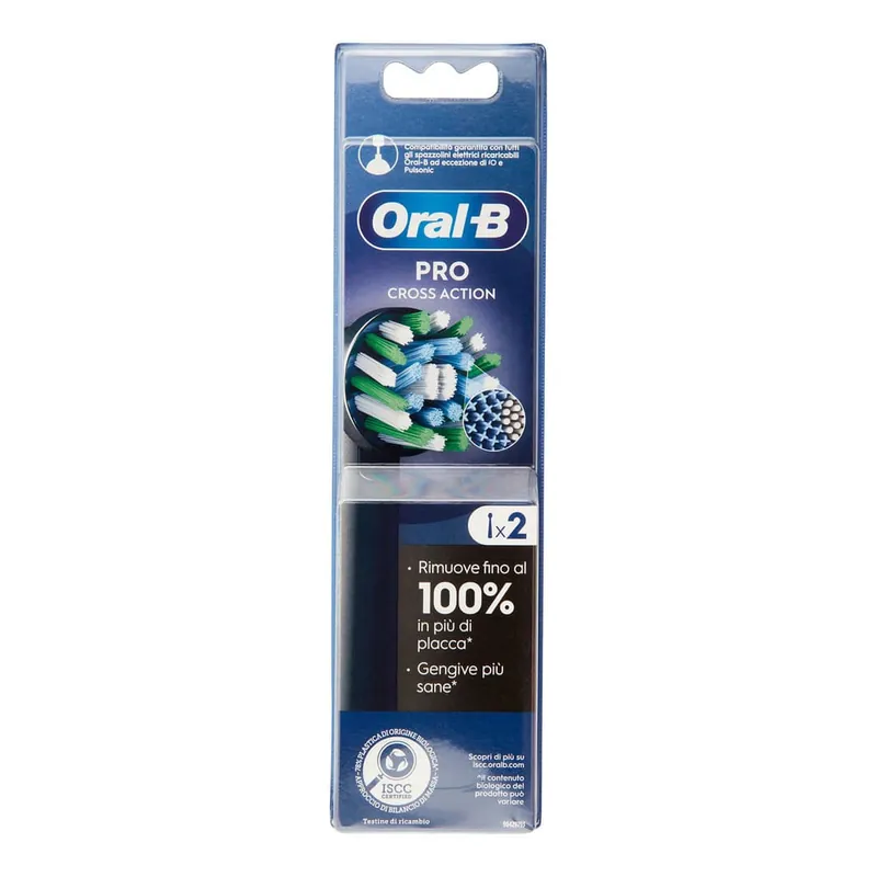 Dual Cross Action Testine Ricambio 2 Pz Professionale