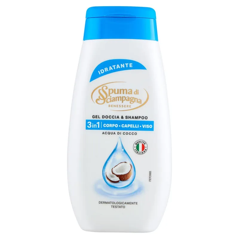 Edizione Limitata Benessere - Gel Doccia & Shampoo Idratante - Acqua Di Cocco