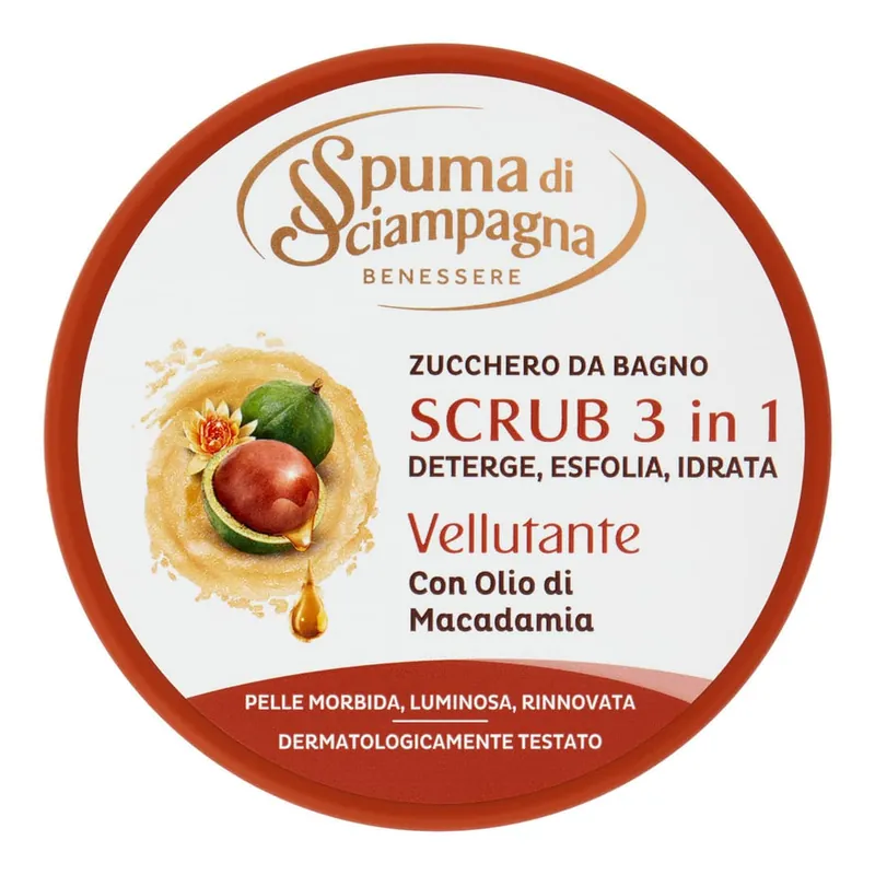 Benessere Scrub 3 In 1 Vellutante Con Olio Di Macadamia Compra Adesso