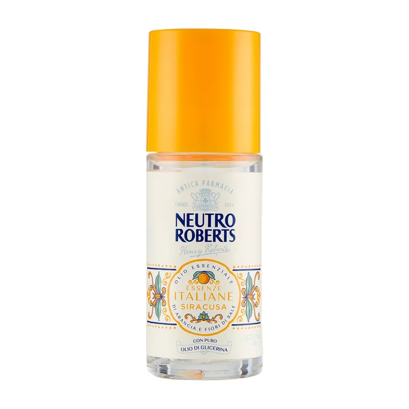 Prezzo Basso Essenze Italiane Siracusa - Deodorante Roll-on Olio Essenziale Di Arancia E Fiori Di Sale