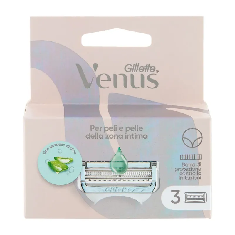 Venus Per Peli E Pelle Della Zona Intima Lamette Di Ricambio Per Rasoi Da Donna 3 Offerta Lampo
