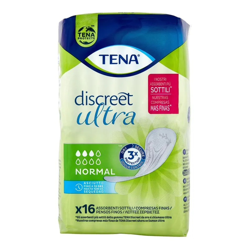 Di Marca Assorbenti Discreet Ultra Normal Per Incontinenza, 16 Pz