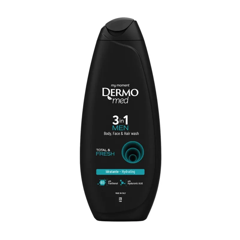 Bagnodoccia Men 3in1 Body, Face, Hair Total & Fresh Offerta Speciale