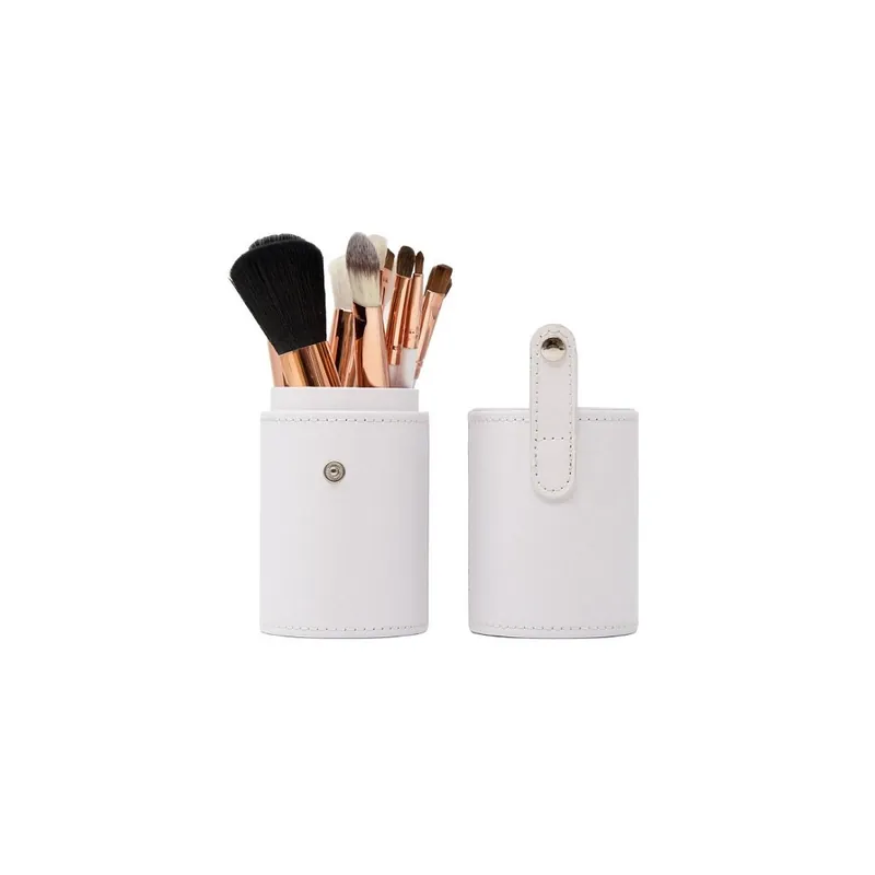 Zoe Ayla Professional Make-up Brush Set White and Rose Gold 12PZ Premium