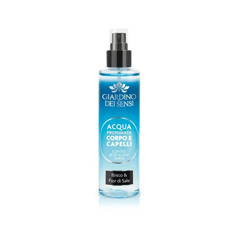 Giardino Dei Sensi Acqua Profumata Corpo E Capelli Ibisco E Fior Di Sale 110 ml Promo Stagionale
