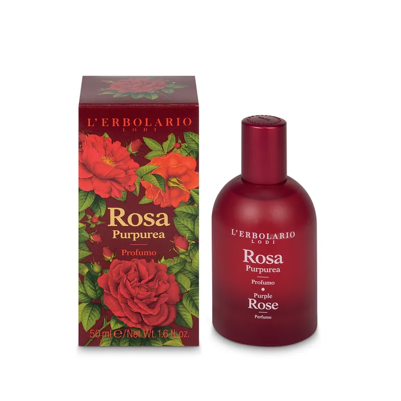L'Erbolario Rosa Purpurea Profumo Eau De Parfum 50 ml Certificato