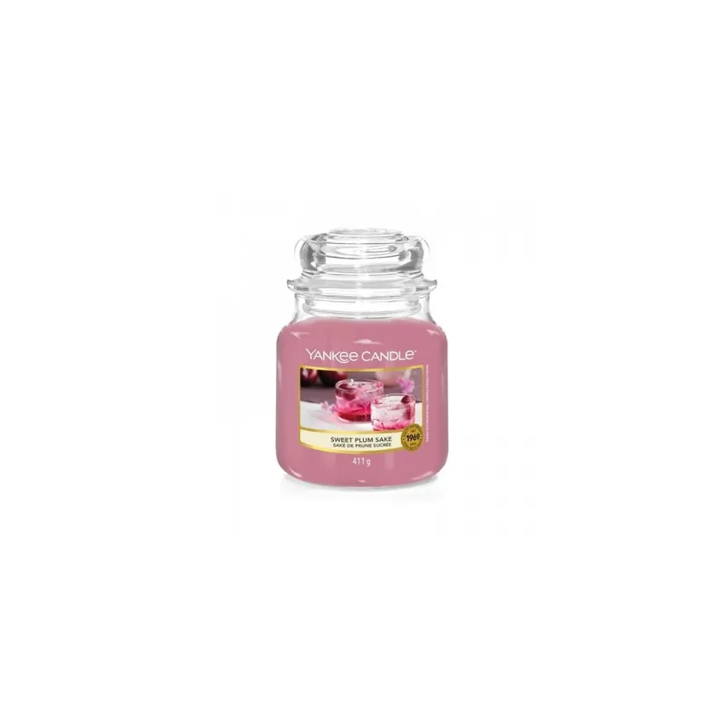 Yankee Candle Sweet Plum Sake Candela Profumata In Giara Media 411 G Subito Disponibile