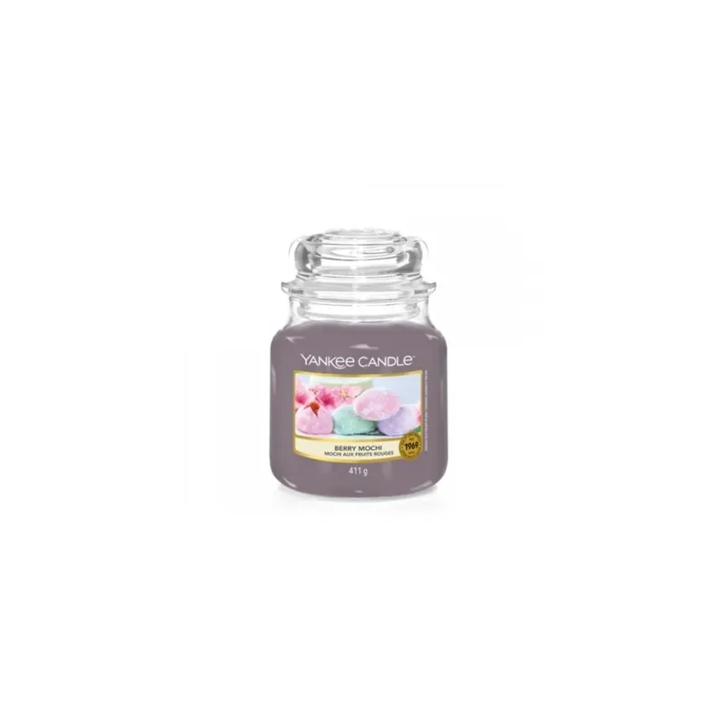 Moderno Yankee Candle Berry Mochi Candela Profumata Media In Barattolo