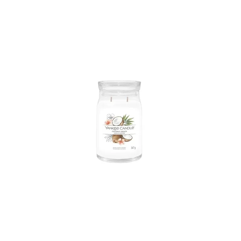 Acquista Ora Yankee Candle Coconut Beach Candela Signature Jar Profumata Grande