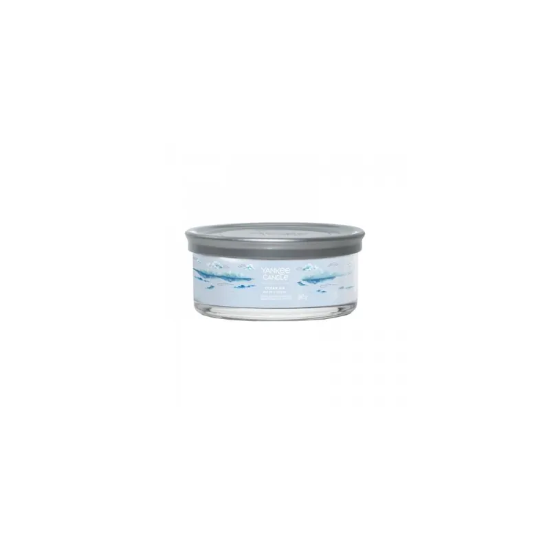 Autentico Yankee Candle Ocean Air Candela Tumbler A 5 Stoppini Signature 340 G