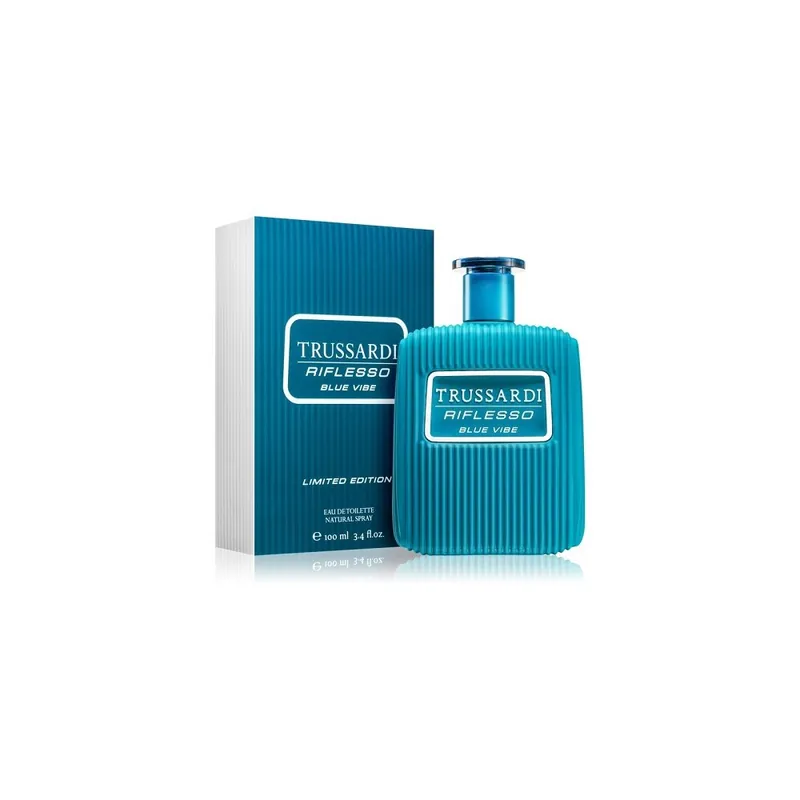 Trussardi Riflesso Blue Vibe Limited Edition Eau De Toilette 100ML Top Qualità