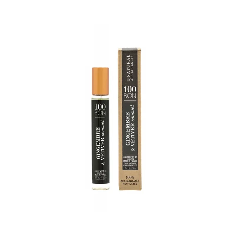 100Bon Gingembre & Vetiver Sensuel Eau Concentrée 15ML In Voga