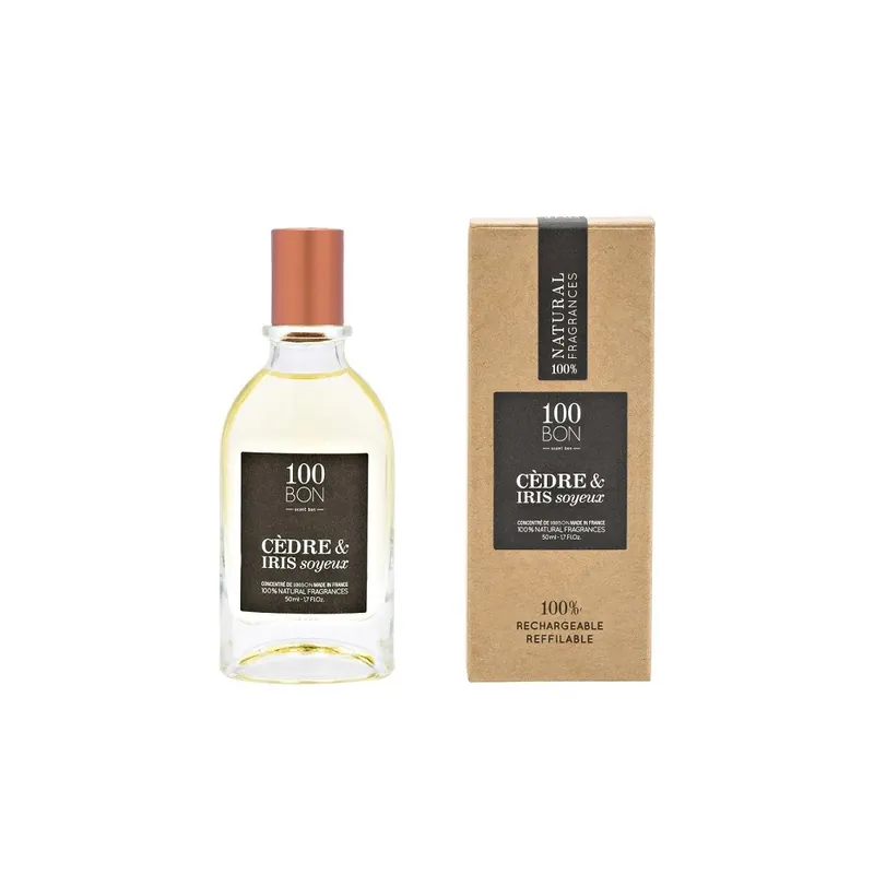 100Bon Cèdre & Iris Soyeux Eau Concentrée 50ML Certificato