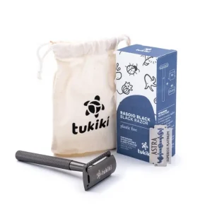 Set Rasoio Black + Sacchetto + 5 Lamette In Voga