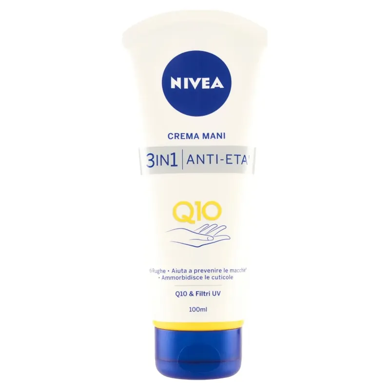 Crema Mani 3in1 Anti-Età Q10 100ml Nuova Collezione