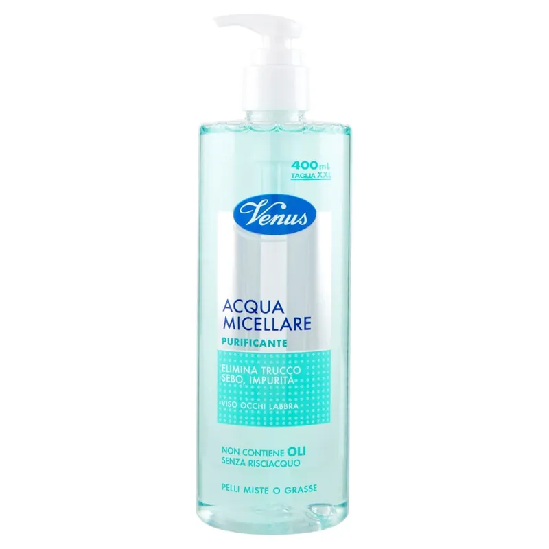 Acqua Micellare Purificante per Pelli Miste o Grasse 400ml Consegna Rapida