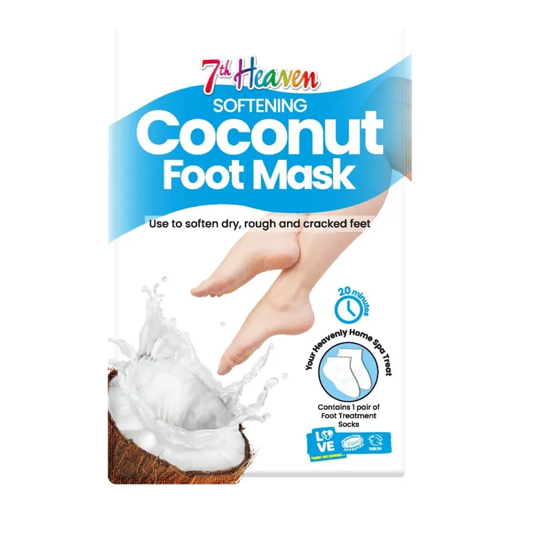 7th Heaven Maschera Piedi Softening Cocco Pz1 Edizione Limitata