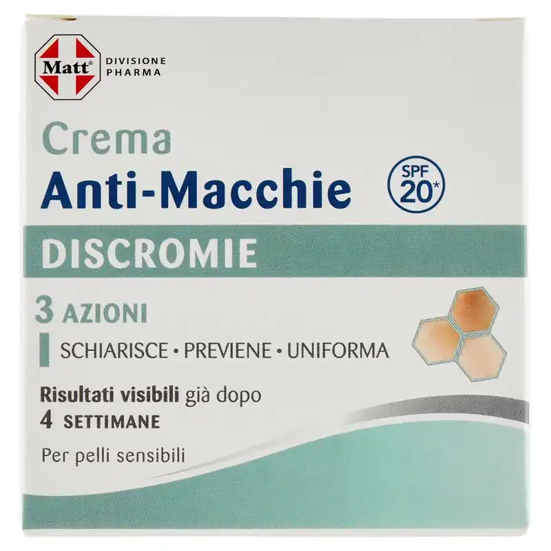 Garanzia Inclusa Matt Divisione Pharma Crema Anti-Macchie Discromie 50 ml