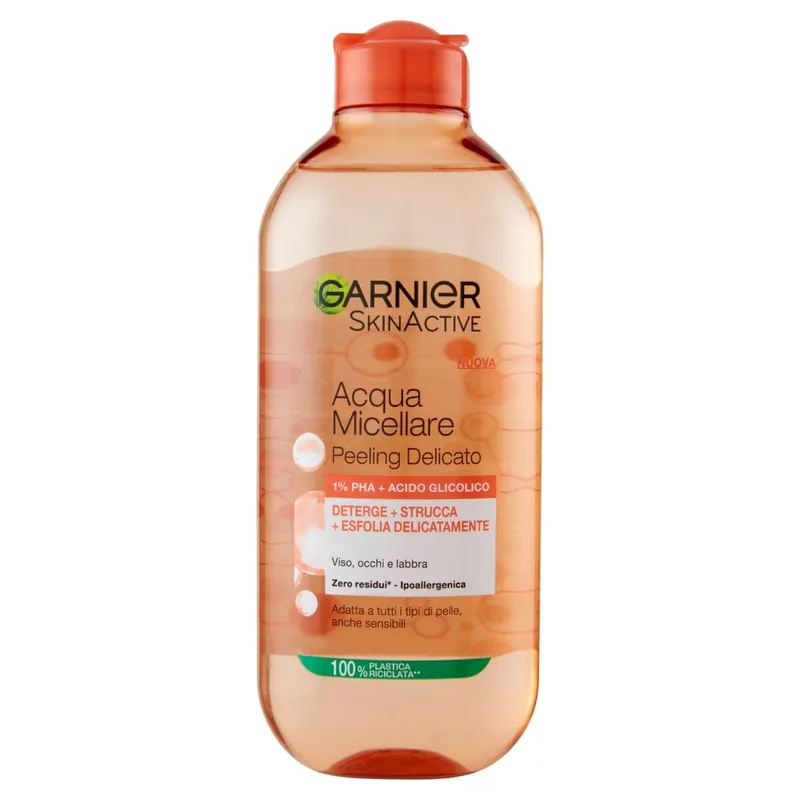 Acqua Micellare Peeling Delicato 1% PHA + Acido Glossicolico 400 ml Subito Disponibile