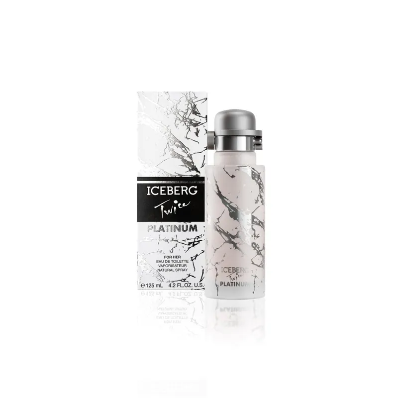 ICEBERG TWICE PLATINUM Eau De Parfum Donna 125ml Spedizione Mondiale