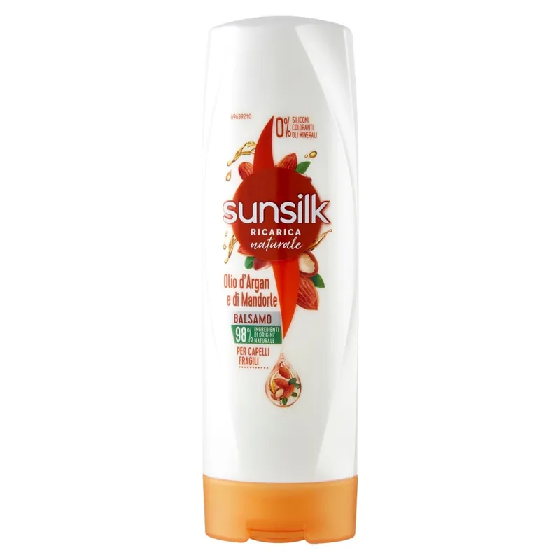 All’Ingrosso Ricarica naturale Balsamo Olio d'Argan e di Mandorle per Capelli Fragili 200 mL