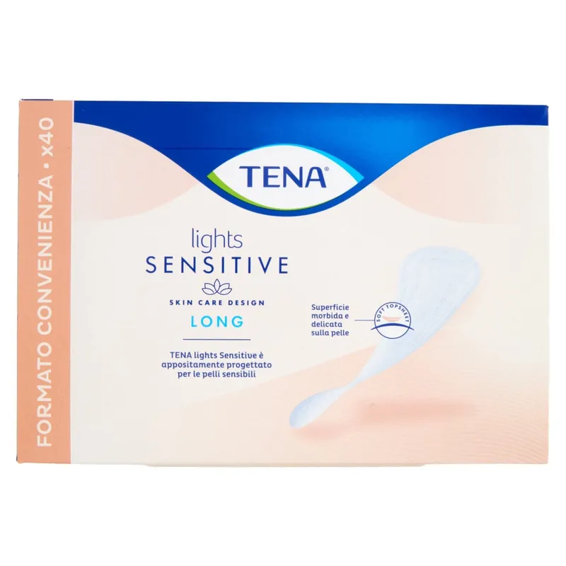 Di Marca Tena lights Sensitive Proteggi-Slip Long 40 pz