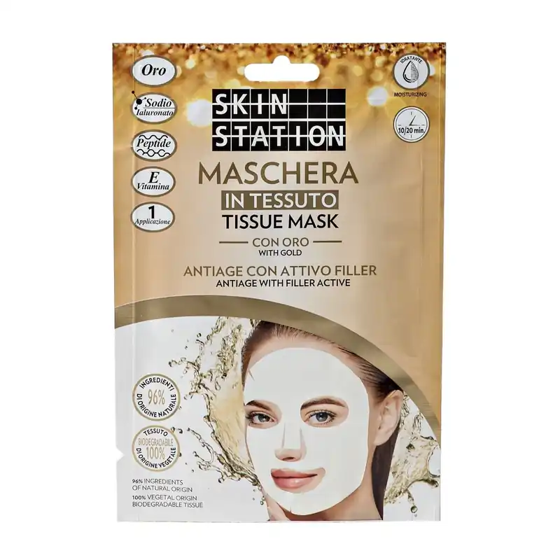 Maschera in Tessuto con Oro Antiage Idratante Offerta Del Giorno