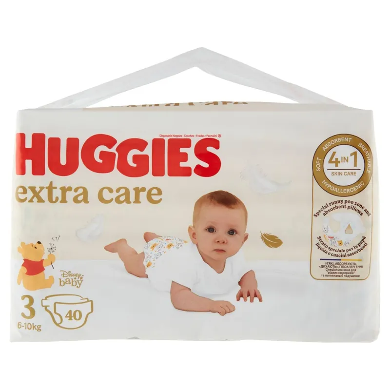 Huggies extra care Pannolini 6-10 Kg 40 pz Must-Have
