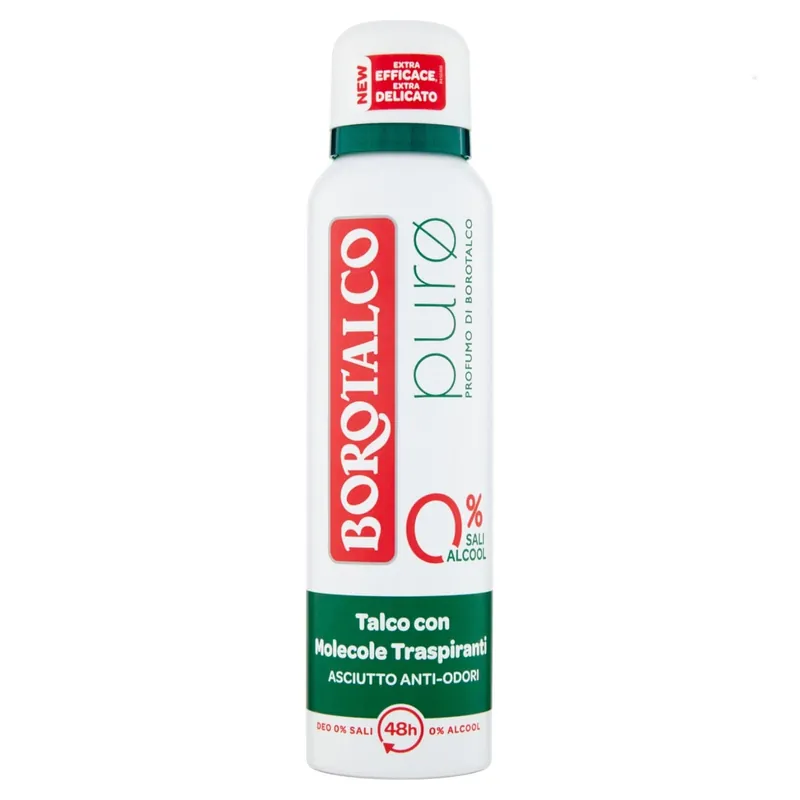 Borotalco purø Profumo di Borotalco Deo 0% Sali 150 ml Novità