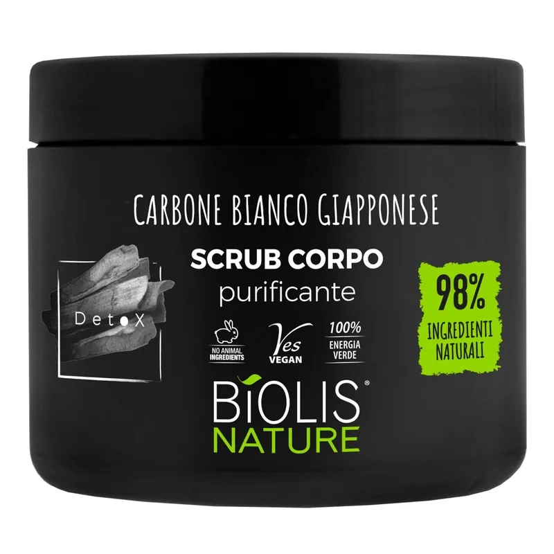 Scrub Corpo Detox Purificante Carbone Bianco Giapponese 730g Novità