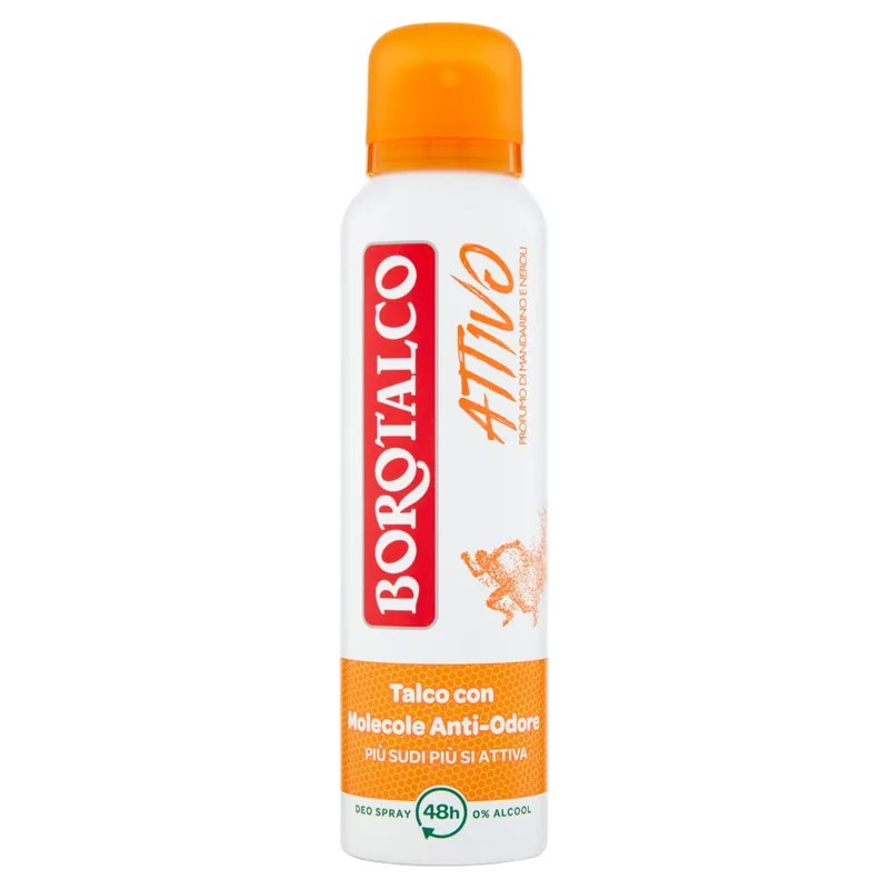Promo Stagionale Borotalco Attivo Profumo di Mandarino e Neroli Deo Spray 150 ml