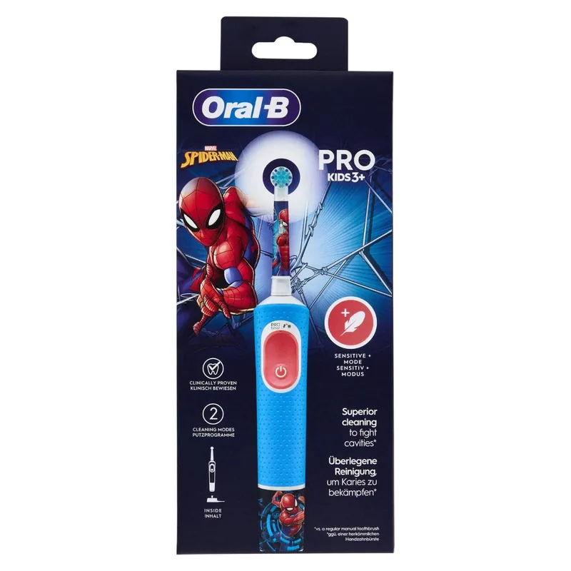 Prezzo Basso Oral-B Spazzolino Elettrico Ricaricabile Marvel Spider-Man Pro Kids3+