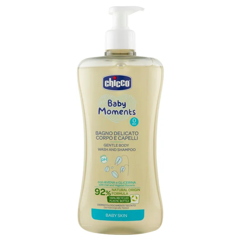 Bagno Delicato Baby Moments Corpo e Capelli Baby Skin 0m+ 500ml Promo Stagionale